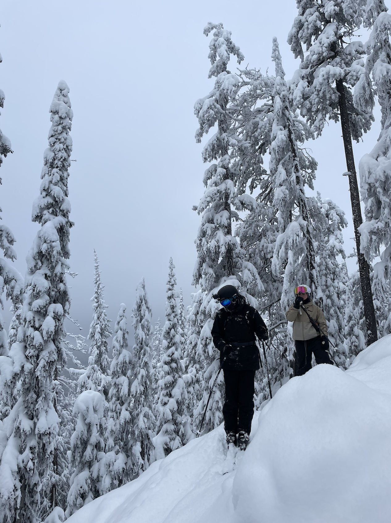Joseph skiing at Big White Ski Resort